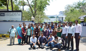Students of Vidya Vikas Institute of Engineering and Technology visiting AT&S India